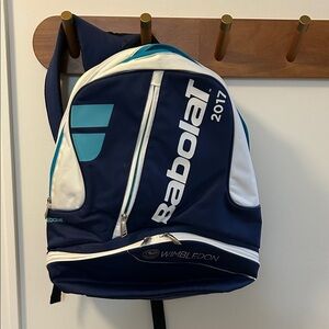 Navy and White Babolat 2017 Wimbledon Backpack